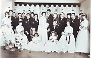 MARIAGE ORAN 1959 EGLISE ST LOUIS 7 MARS JOSEPHINE SEGURA  DIT FIFINE EPOUSE ALAIN PEREZ